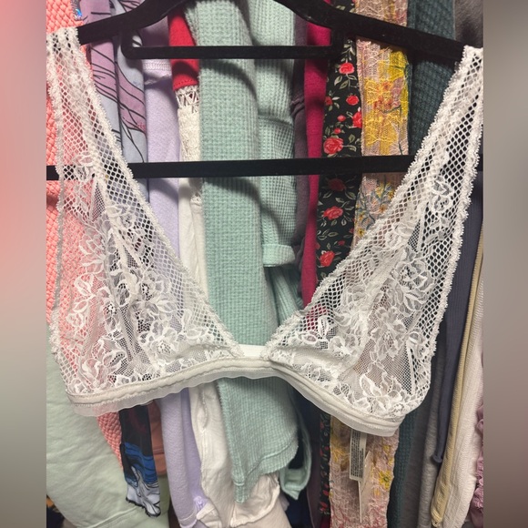 Free People Care FP Reya Lace Bralette in Ivory Size Small NWT Retail $30 - Picture 6 of 7